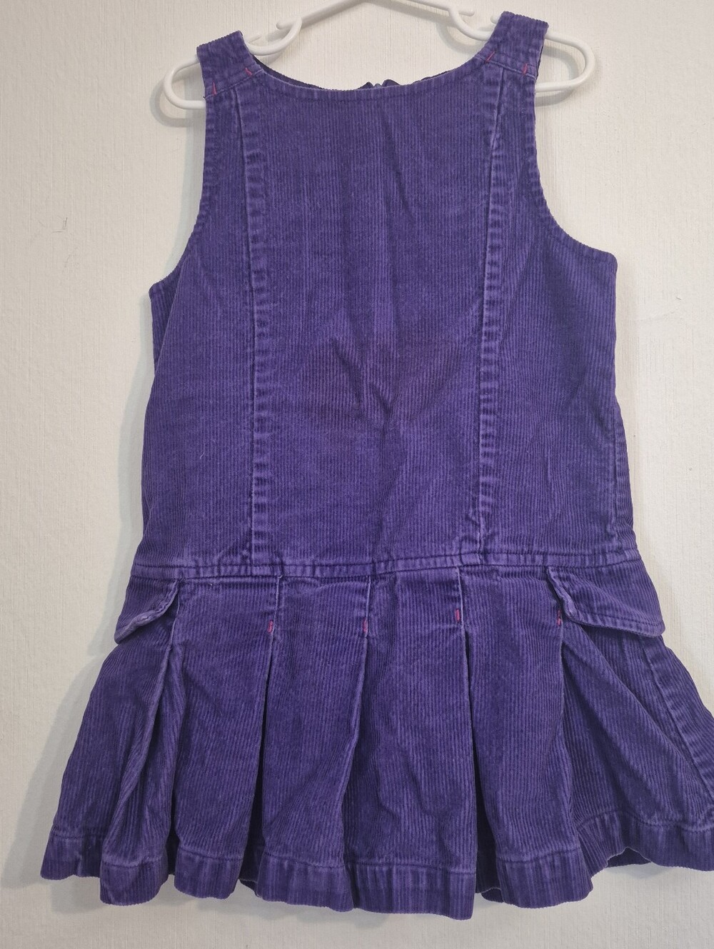 Sonoma Girls Purple Corduroy Jumper dress 5T